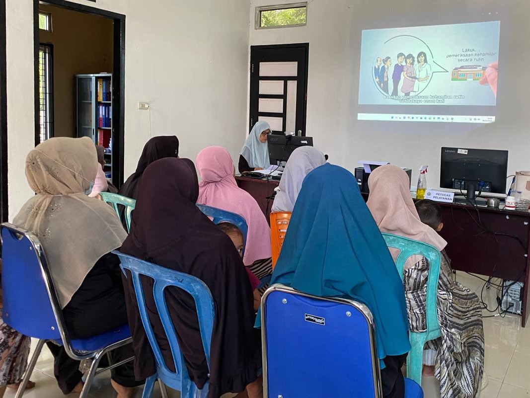 Perpustakaan Hadir untuk Kesehatan, Kelas Ibu Hamil Digelar di Gampong Kayee Jatoe